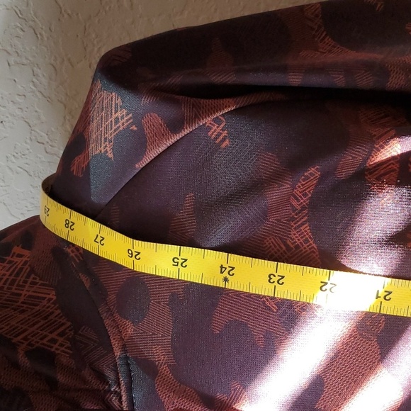 AND1 Hoodie Sweatshirt Mens Size XL Brown, Dark Orange Camo Pullover Bas… - Picture 6 of 13